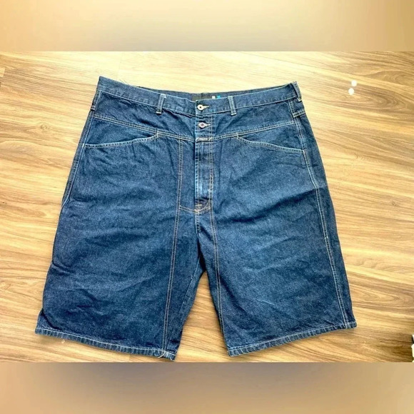 Marithe Francois Girbaud Y2K denim shorts loose fit size 42 - Picture 1 of 12